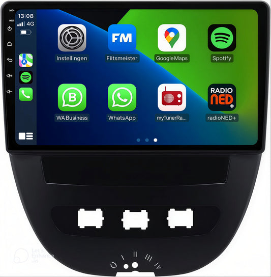 Apple CarPlay / Android Auto - Peugeot 107 - Citroën C1 - Toyota Aygo  (2005-2014)