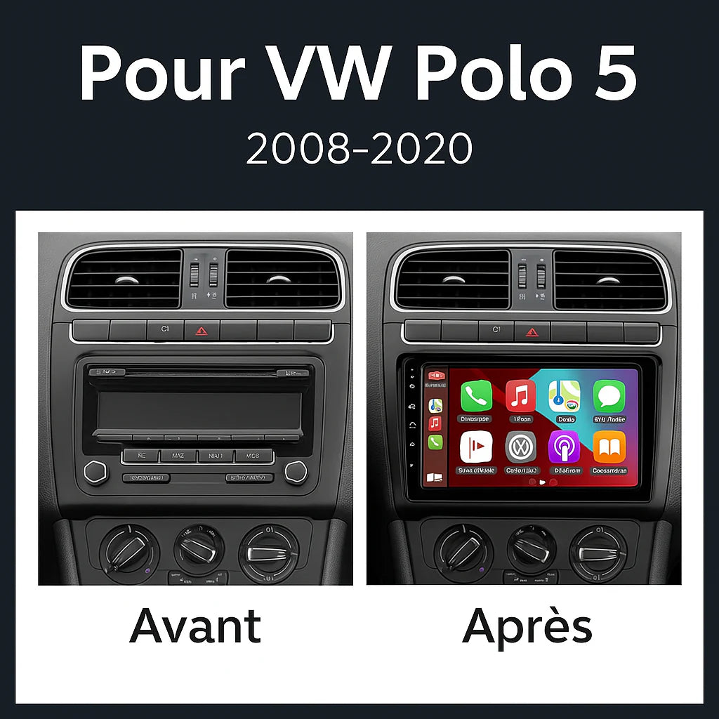 Apple CarPlay / Android Auto - Volkswagen Polo 5 (2008-2020)
