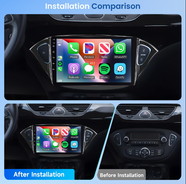 Apple CarPlay / Android Auto - Opel Corsa E (2014-2019)