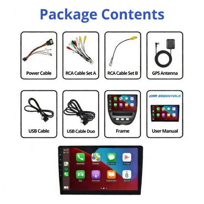 Apple CarPlay / Android Auto - Toyota Aygo - Peugeot 108 - Citroën C1 (2014-2021)